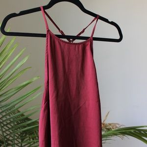 GXF Loose Burgundy Cami Top